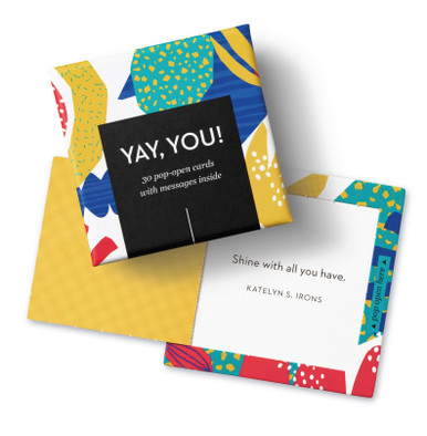 ThoughtFulls Pop-Open Cards: Yay, You! | 30 Cards Each With