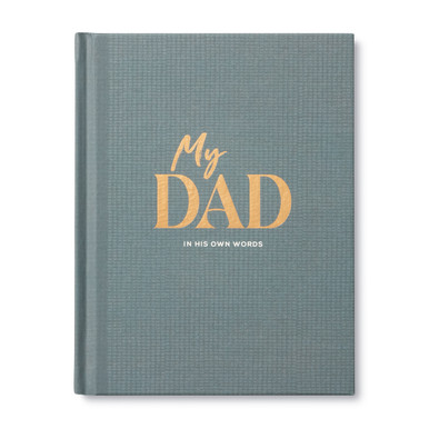 The front cover of "My Dad" features the title in the center, and a blue background
