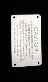 PLATE-CAUTION CALIBRATOR