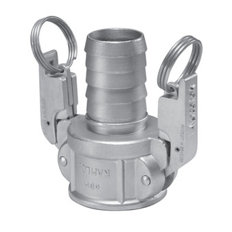 733CL-15SB - 1 1/2" AUTOLOK COUPLER, SST, BUNA, HOSE SHANK