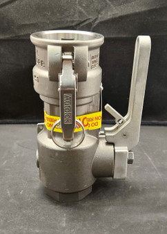 1774DL-SS15-FLAT - 1-1/2" KAMVALOK COUPLER, LOW DRIP, SST, EPT, FNPT, LOCKING ARMS, LOCKING LEVER