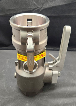 1773DL-SS20 - 2" KAMVALOK COUPLER, SST, TEFLON, FNPT, LOCKING ARMS, LOCKING LEVER