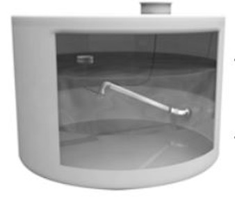 763V-0075 - 3" FLOATING SUCTION-MTG PIPE, ALUM, FLUOROCARBON, 69"X60"