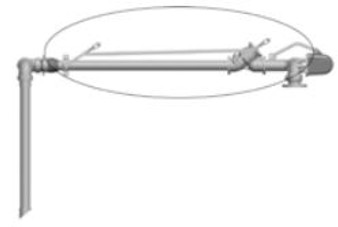 1000RC-0400 - 4" REMOTE CONTROL, 58" LINK