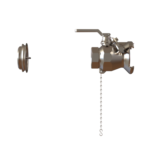 5770-T720B - 2" DRYLOK COUPLER, SST, TFE/SIL, FBSPT