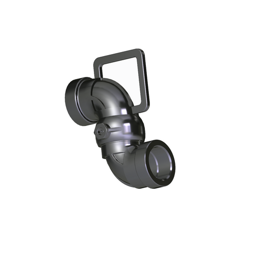 3644-0301 - 3" ALUM. SWIVEL JOINT W/HANDLEBUNA-N MAIN FELT DUST SEAL