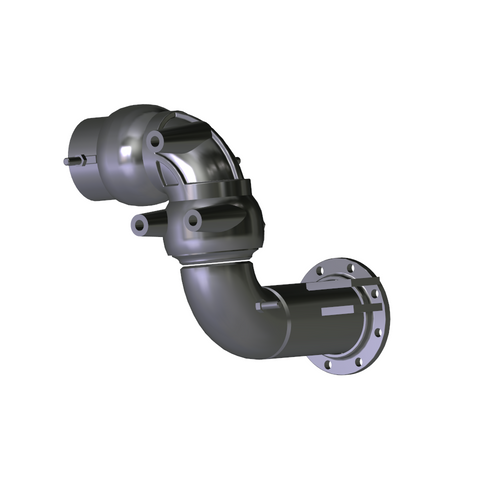 3858TFT-0301 - 3" DUCTILE IRON SWIVEL JOINT BUNA-N MAIN FELT DUST SEAL