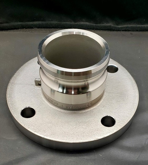 633LAS-SS30-3" KAMLOK ADAPTOR, SST, 150  FLANGE