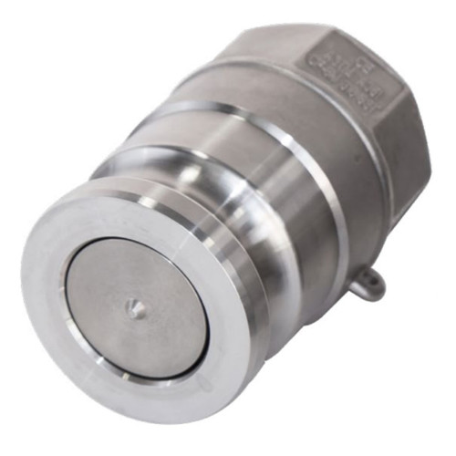 1611AN-AL30-FLAT - 3" KAMVALOK ADAPTOR, LOW DRIP, ALUM, BUNA, FNPT