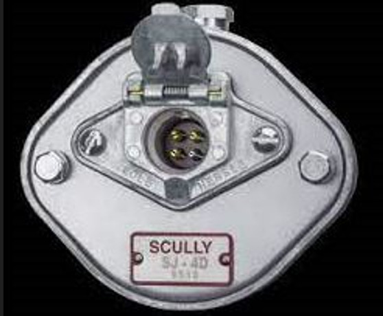 7707 - POLE PATTERN SOCKET, SJ-4D, 4 PIN FOR CANE PROBES