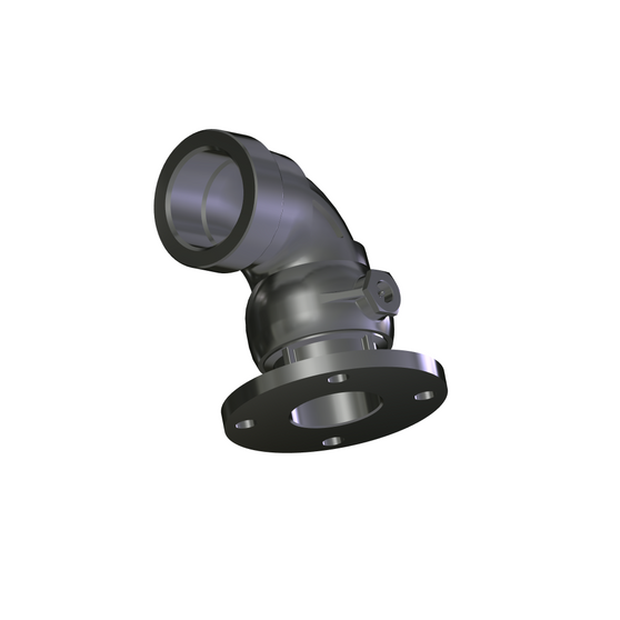 3930FO-0201 - 2" FAB SST SWIVEL JOINT BUNA-N MAIN FELT DUST SEAL