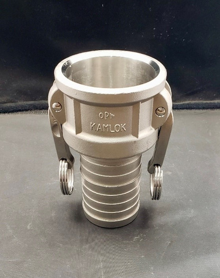 633C-SS20 - 2" S.S. KAMLOK COUPLER TWIN KAM - HOSE SHANK - BUNA