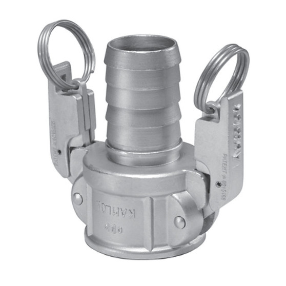 733CL-07SB - 3/4" AUTOLOK COUPLER, SST, BUNA, HOSE SHANK