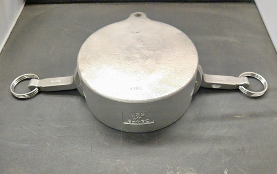 634B-SS40 - 4" S.S. KAMLOK DUST CAP - TWIN KAM - BUNA