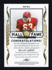 2021 Leaf #HOF-WLI Willie Lanier Hall Of Fame Signatures Autograph