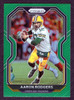 2020 Panini Prizm #206 Aaron Rodgers Green Prizm