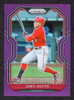 2021 Panini Prizm #221 Joey Votto Purple Prizm