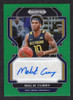 2022 Panini Prizm Draft Picks #DP-CUR Malik Curry Green Prizm Rookie/RC Autograph