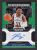 2022 Panini Prizm Draft Picks #SS-RMA Remy Martin Sensational Signatures Green Prizm Autograph