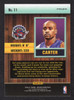 2020/21 Panini Mosaic #11 Vince Carter Jam Masters Silver Prizm