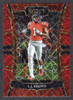 2023 Panini Select Draft Picks #57 A.J. Brown Red Lazer Prizm