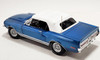 1968 Shelby GT500 Convertible - Acapulco Blue Metallic with White Stripes - 1:18 Diecast Model by ACME