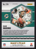 2021 Panini Mosaic #278 Dan Marino Man The Year Green Prizm