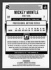 2018 Panini Donruss Optic #165 Mickey Mantle Nickname Variation "The Mick"