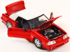 1991 Ford Mustang GT Convertible (Axel Foley's) - Red - 1:18 Diecast Model Car by GMP