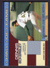 2004 Topps Traded #HF-DE Dennis Eckersley Hall Of Fame Game Used Jersey Relic