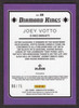 2021 Panini Donruss Optic #23 Joey Votto Diamond Kings Purple Prizm 06/75