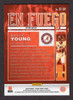 2023 Panini Select Draft Picks #EF-BY Bryce Young En Fuego Silver Prizm Rookie/RC