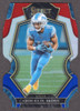 2022 Panini Select #133 Amon-Ra St. Brown Premier Level Red Blue Prizm Die-Cut