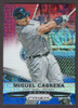 2015 Panini Prizm #119 Miguel Cabrera Red White Blue Mojo Prizm 