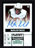 2017 Panini Contenders Draft Picks #155 Marlon Mack Playoff Rookie Ticket Autograph 15/15