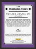 2021 Panini Donruss #16 Ronald Acuna Jr. Diamond Kings Blue Holo 