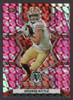 2022 Panini Mosaic #179 George Kittle Pink Camo Prizm