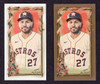 2023 Topps Allen & Ginter #156 Jose Altuve A&G Mini + Gold Bordered Mini (2 cards)