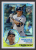 2018 Topps Chrome #125 Giancarlo Stanton 35th Anniversary Prism Refractor