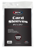 BCW Standard Card Sleeves 500ct Pack / Case of 20