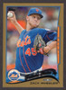 2014 Topps Series 1 #266 Zack Wheeler Future Stars Gold Parallel 1244/2014