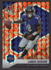 2021 Panini Mosaic #19 Lamar Jackson Orange Reactive Prizm