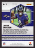 2021 Panini Mosaic #19 Lamar Jackson Orange Reactive Prizm