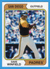 2023 Topps Heritage High Number #OB-DW Dave Winfield Oversized 1974 Topps