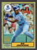 2022 Topps #T87C-33 Bo Jackson Silver Pack Chrome Refractor