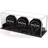 BCW Acrylic Base 3 Puck Display / Case of 18