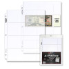 BCW Pro 4-Pocket Currency Page 20ct Pack