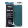 BCW Z-Folio 9-Pocket LX Album - Teal
