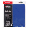 BCW Z-Folio 12-Pocket LX Album - Blue