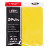 BCW Z-Folio 12-Pocket LX Album - Yellow